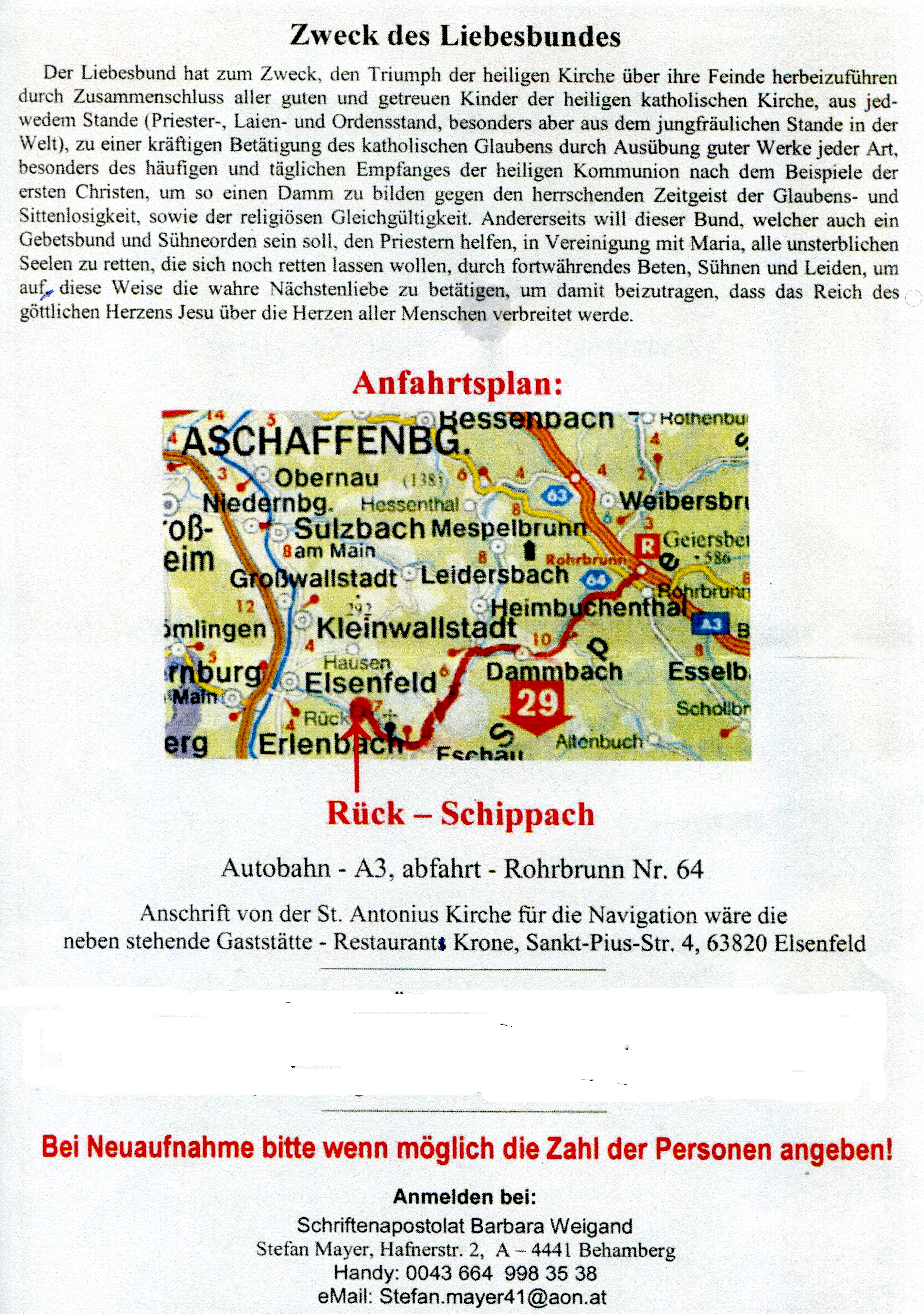 Liebesbund - Einladung